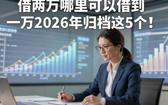 借两万哪里可以借到一万2026年归档这5个！本文为您隆重探究！