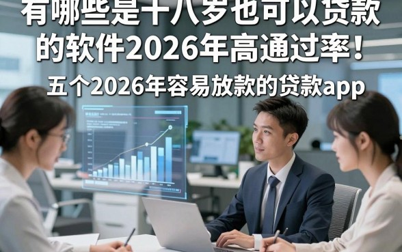 有哪些是十八岁也可以贷款的软件2026年高通过率！探寻​五个2026年容易放款的贷款app