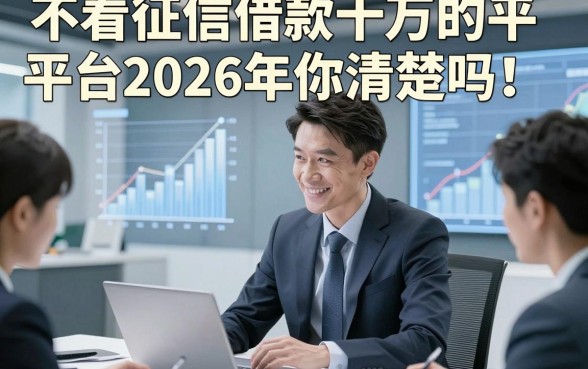 不看征信借款十万的平台2026年你清楚吗！这5个对征信要求不高贷款三万元口子口碑在线
