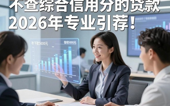不查综合信用分的贷款2026年专业引荐！为您阐述这五个无视综合信用分的借钱5000元秒下款的软件