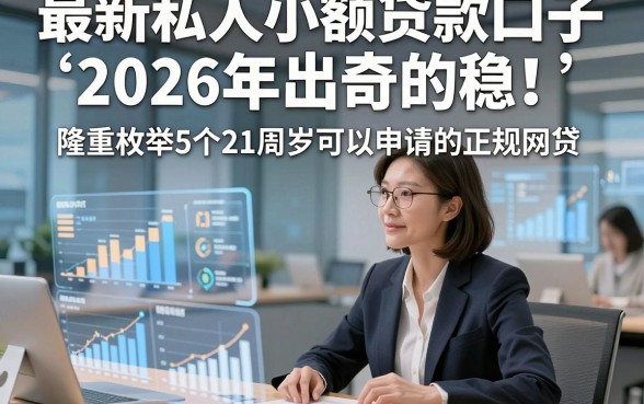 最新私人小额贷款口子2026年出奇的稳！隆重枚举5个21周岁可以申请的正规网贷