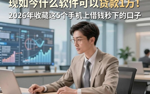 现如今什么软件可以贷款1万！2026年收藏这5个手机上借钱秒下的口子