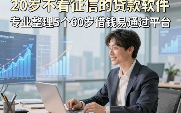 20岁不看征信的贷款软件，专业整理5个60岁借钱易通过平台