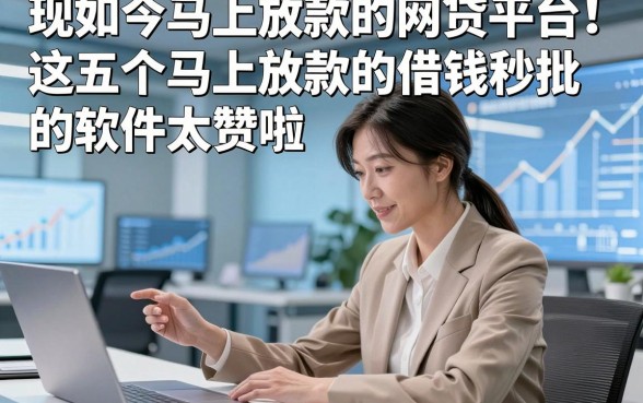 现如今马上放款的网贷平台！这五个马上放款的借钱秒批的软件太赞啦