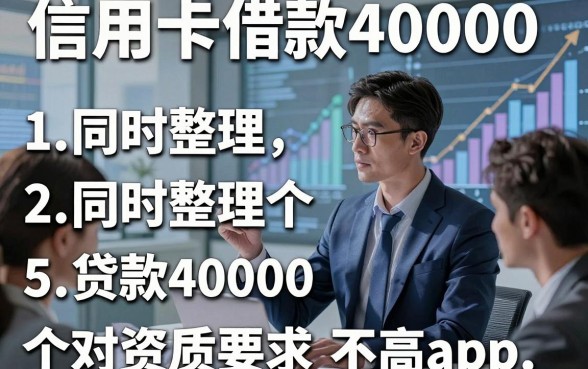 信用卡借款40000，同时整理5个贷款40000对资质要求不高app