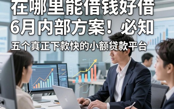在哪里能借钱好借6月内部方案！必知​五个真正下款快的小额贷款平台