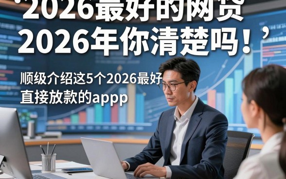 2026最好的网贷2026年你清楚吗!顺便介绍这5个2026最好贷款直接放款的app