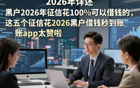 2026年详述​黑户2026年征信花100%可以借钱的，这五个征信花2026黑户借钱秒到账app太赞啦