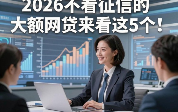 2026不看征信的大额网贷来看这5个！本文为您隆重严筛！
