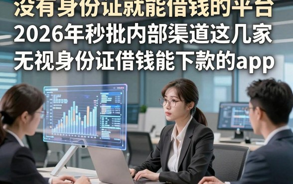 没有身份证就能借钱的平台，2026年秒批内部渠道这几家无视身份证借钱能下款的app