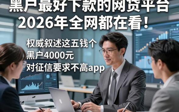 黑户最好下款的网贷平台2026年全网都在看!权威叙述这五个黑户借钱4000元对征信要求不高app