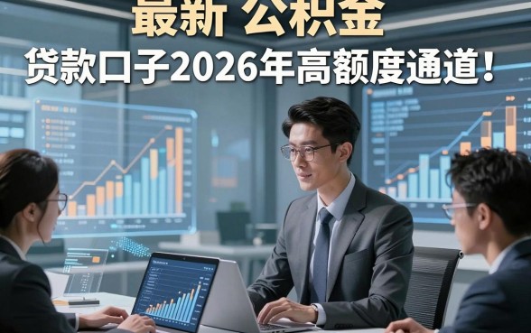 最新 公积金 贷款口子2026年高额度通道！本篇阐述这5个最新公积金借款口子对要求不高