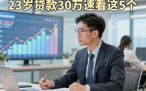 23岁贷款30万速看这5个，本文为您详细甄选！