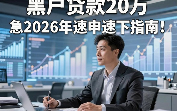 黑户贷款20万 急2026年速申速下指南！本篇隆重解读！