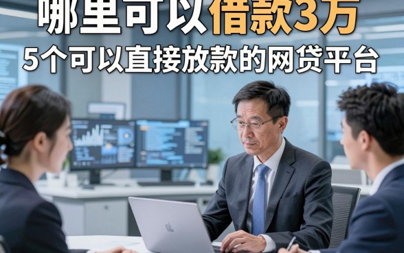 哪里可以借款3万，带您评析5个可以直接放款的网贷平台
