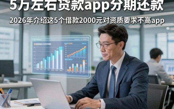 5万左右贷款app分期还款，2026年介绍这5个借款2000元对资质要求不高app