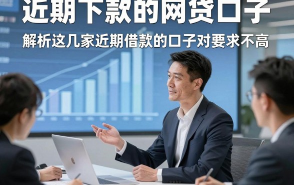 近期下款的网贷口子，解析这几家近期借款的口子对要求不高