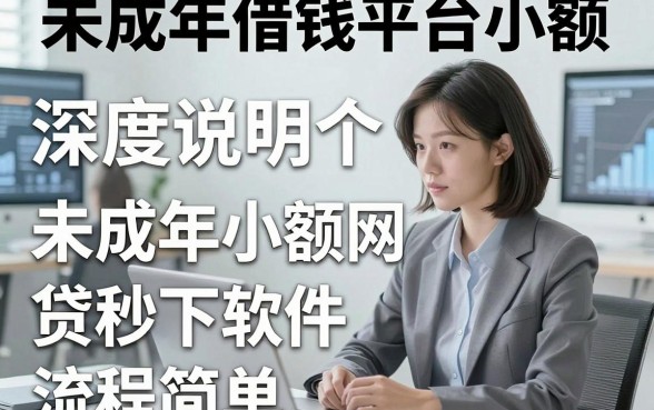 未成年借钱平台小额，深度说明这五个未成年小额网贷秒下软件流程简单