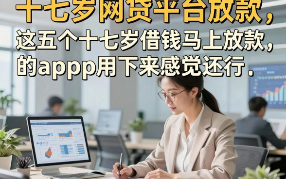 十七岁网贷平台放款，这五个十七岁借钱马上放款的app用下来感觉还行