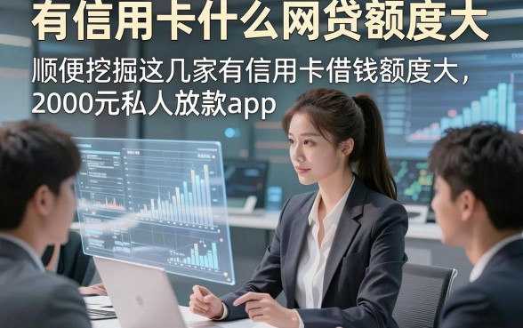 有信用卡什么网贷额度大，顺便挖掘这几家有信用卡借钱额度大2000元私人放款app