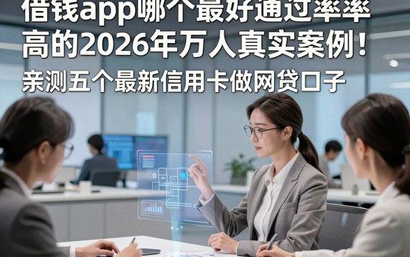 借钱app哪个最好通过率高的2026年万人真实案例！亲测五个最新信用卡做网贷口子