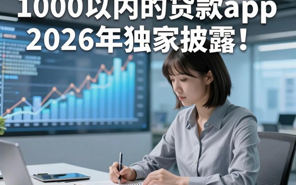 1000以内的贷款app2026年独家披露！来看看这5款贴合短期缺钱需求的网贷平台