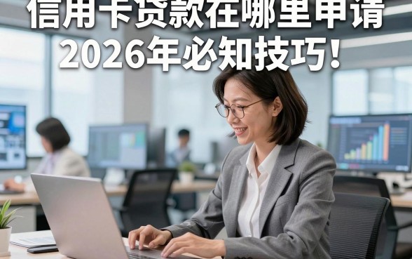 信用卡贷款在哪里申请2026年必知技巧！接下来盘点5个覆盖急用钱场景的优质平台