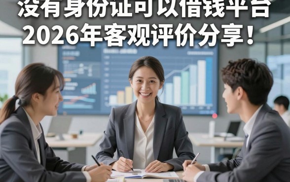 没有身份证可以借钱平台2026年客观评价分享！本文细数这5个对身份证要求不高借钱5000马上放款的app