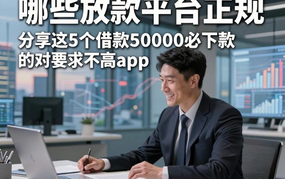 哪些放款平台正规，顺便分享这5个借款50000必下款的对要求不高app