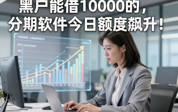 黑户能借10000的分期软件今日额度飙升！本文呈现5个不查不用征信贷款的app