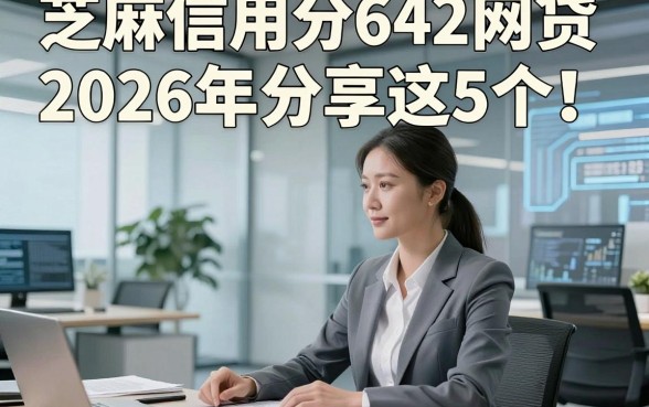 芝麻信用分642网贷2026年分享这5个！本篇为您详细力荐！