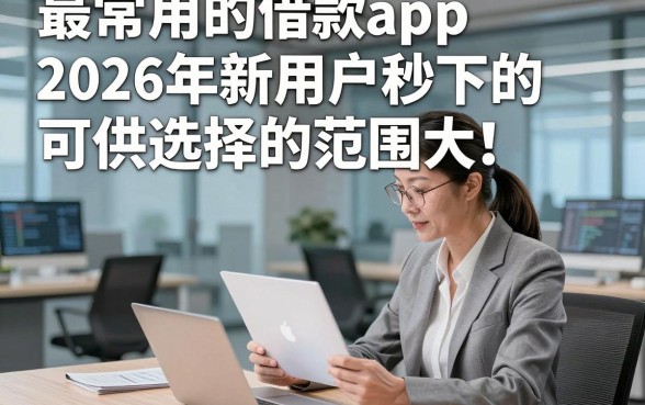 最常用的借款app2026年新用户秒下的可供选择的范围大！，今天全面剖析这5个黑户借钱平台！