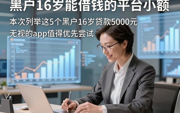 黑户16岁能借钱的平台小额，本次列举这5个黑户16岁贷款5000元无视的app值得优先尝试