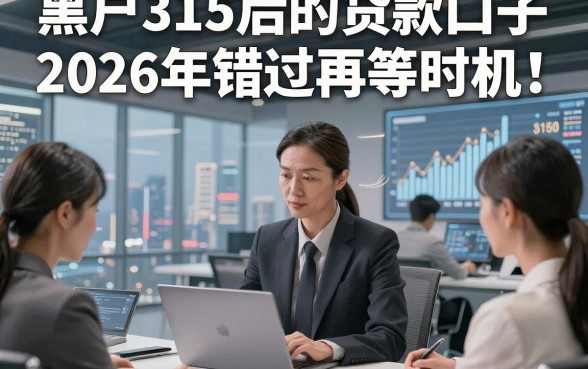 黑户315后的贷款口子2026年错过再等时机！顺便整理这五个借款315后的口子必下6000元