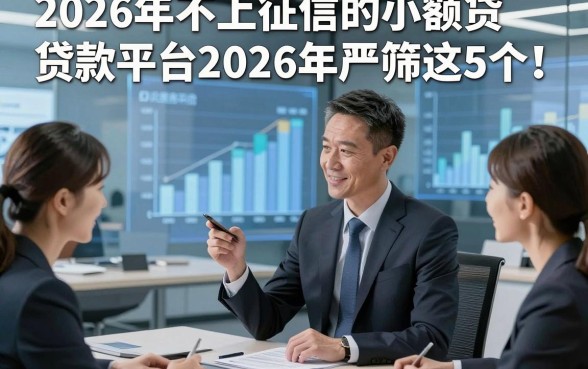 2026年不上征信的小额贷款平台2026年严筛这5个！本篇为您细致评点！