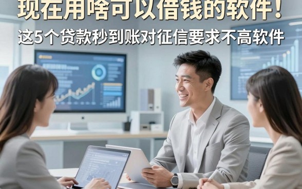 现在用啥可以借钱的软件！探讨这5个贷款秒到账对征信要求不高软件