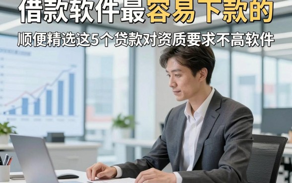 借款软件最容易下款的，顺便精选这5个贷款对资质要求不高软件