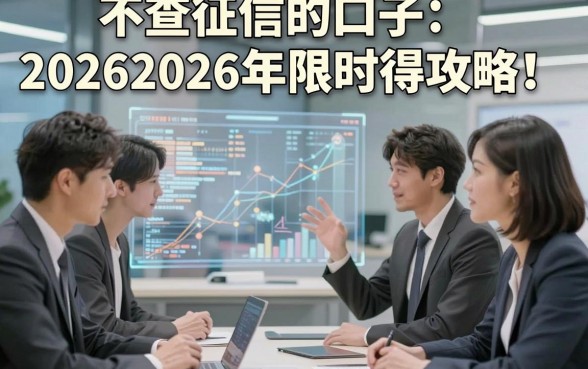 不查征信的口子20262026年限时得攻略！本篇详解5类覆盖短期救急场景的网贷平台