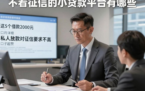 不看征信的小贷款平台有哪些6月详细步骤，这5个借款2000元私人放款对征信要求不高口子超赞