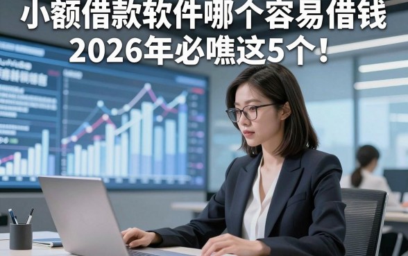 小额借款软件哪个容易借钱2026年必瞧这5个！本篇为您深度甄选！