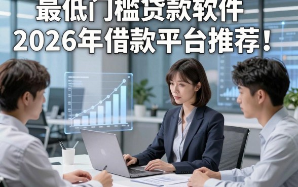 最低门槛贷款软件2026年借款平台推荐！本文筛选5个无复杂申请流程的网贷平台