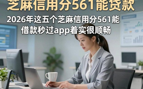 芝麻信用分561能贷款，2026年这五个芝麻信用分561能借款秒过app着实很顺畅