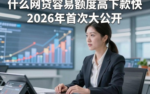 什么网贷容易额度高下款快2026年首次大公开，这5个借款额度高对征信要求不高app口碑真不错