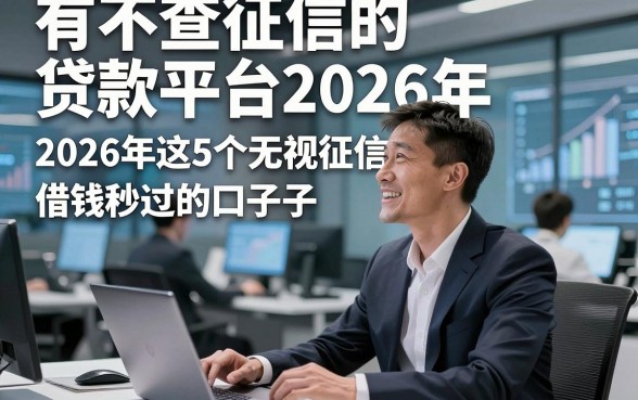 有不查征信的贷款平台2026年，2026年这5个无视征信借钱秒过的口子整体满意