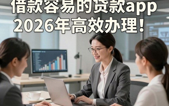 借款容易的贷款app2026年高效办理！本篇梳理5个网贷对征信要求不高2000元好下款的app
