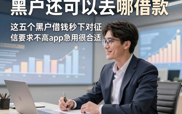 黑户还可以去哪借款，这五个黑户借钱秒下对征信要求不高app急用很合适