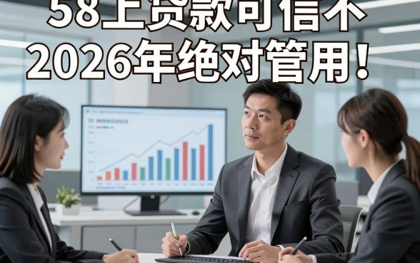 58上贷款可信不2026年绝对管用！本文筛选这五个网黑能贷款的新口子