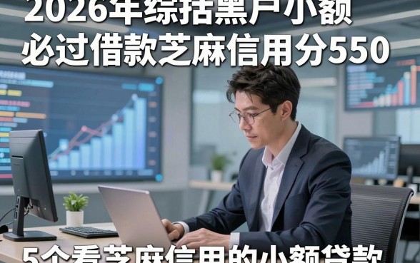 2026年综括黑户小额必过借款芝麻信用分550，顺便介绍5个看芝麻信用的小额贷款