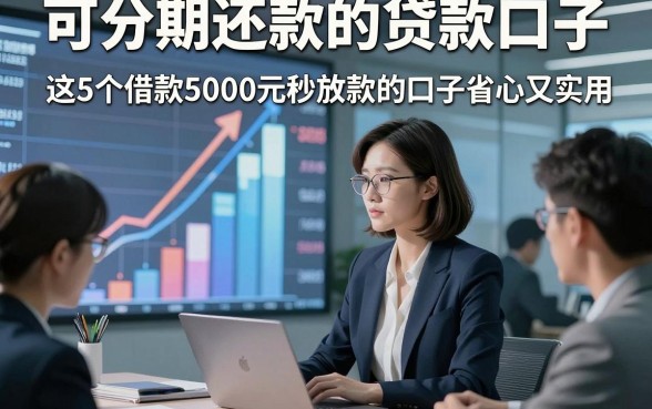 可分期还款的贷款口子，顺便归纳这5个借款5000元秒放款的口子省心又实用