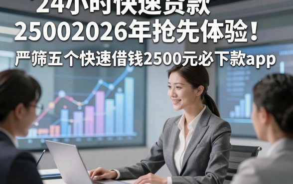 24小时快速贷款25002026年抢先体验！严筛五个快速借钱2500元必下款app